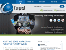 Tablet Screenshot of conquestsolutions.com